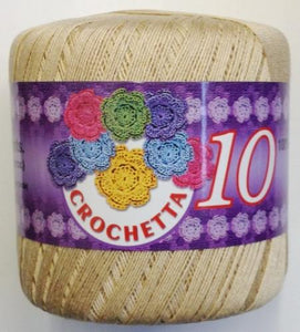 Crochetta No.10 Crochet Cotton Ecru