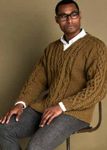 Load image into Gallery viewer, 6167 Wendy Mens Aran Knitting Pattern