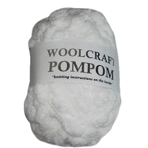 Woolcraft Pompom 200 Shade 01 Cream