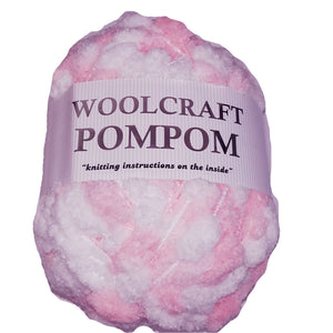 Woolcraft Pompom 200 Shade 04 Pink White