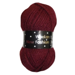 Woolcraft New Fashion Chunky Shade 110 True Maroon