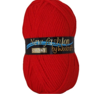 Woolcraft New Fashion Chunky Shade 111 Matador Red