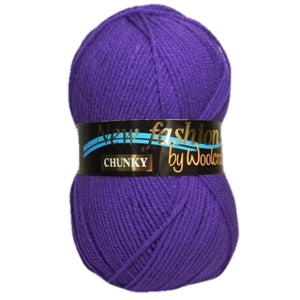 Woolcraft New Fashion Chunky Shade 123 Imperial Purple
