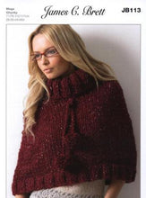 Load image into Gallery viewer, JB113 Ladies Mega Chunky Knitting Pattern