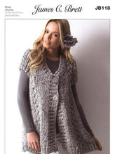 Load image into Gallery viewer, JB118 Ladies Mega Chunky Knitting Pattern
