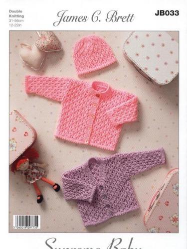 JB033 Baby DK Knitting Pattern