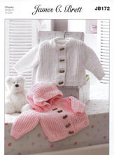 Load image into Gallery viewer, JB172 Baby Chunky Knitting Pattern