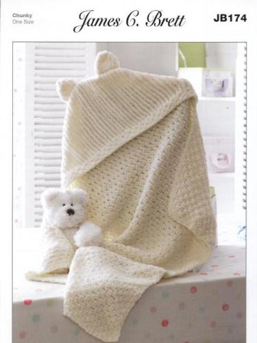 JB174 Baby Chunky Knitting Pattern