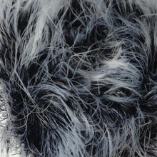 Load image into Gallery viewer, James C Brett Faux Fur Shade 1 Black &amp; White