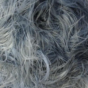 James C Brett Faux Fur Shade 2 Grey & Silver