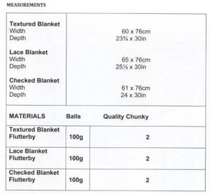 JB197 Baby Chunky Knitting Pattern