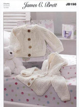 Load image into Gallery viewer, JB198 Baby Chunky Knitting Pattern