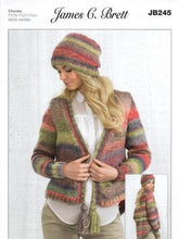 Load image into Gallery viewer, JB245 Ladies Chunky Knitting Pattern
