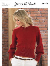 Load image into Gallery viewer, JB222 Ladies Aran Knitting Pattern