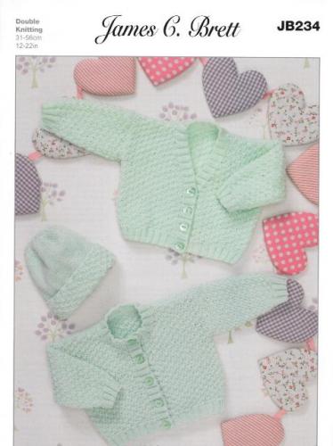 JB234 Baby DK Knitting Pattern
