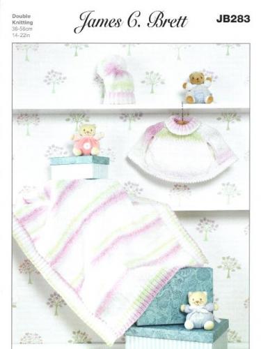 JB283 Baby DK Knitting Pattern