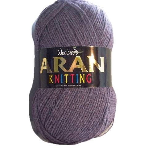 Aran With Wool 400 Shade 3025 Purple Heather