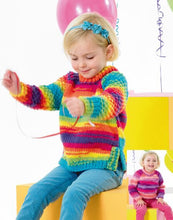 Load image into Gallery viewer, JB340 Childrens Chunky Knitting Pattern
