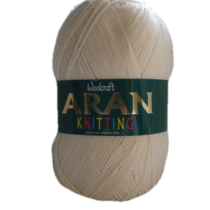 Woolcraft Acrylic Aran 400g Shade 400 Cream