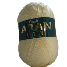 Load image into Gallery viewer, Woolcraft Acrylic Aran 400g Shade 403 Lemon