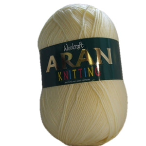 Woolcraft Acrylic Aran 400g Shade 403 Lemon