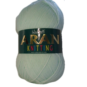 Woolcraft Acrylic Aran 400g Shade 460 Mint