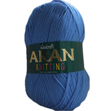 Load image into Gallery viewer, Woolcraft Acrylic Aran 400g Shade 476 Saxe Blue
