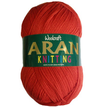 Load image into Gallery viewer, Woolcraft Acrylic Aran 400g Shade 480 Blaze