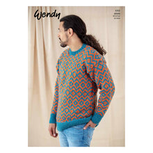 Load image into Gallery viewer, 6155 Wendy Mens and Ladies Aran Knitting Pattern