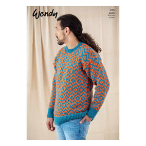 6155 Wendy Mens and Ladies Aran Knitting Pattern