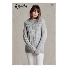Load image into Gallery viewer, 6158 Wendy Ladies Aran Knitting Pattern