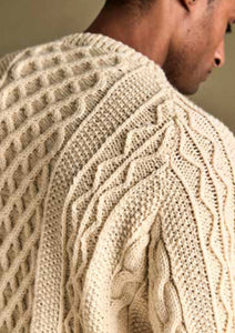6164 Wendy Mens Aran Knitting Pattern