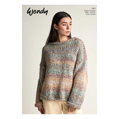 6169 Wendy Ladies Super Chunky Knitting Pattern