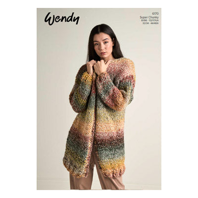 6170 Wendy Ladies Super Chunky Knitting Pattern