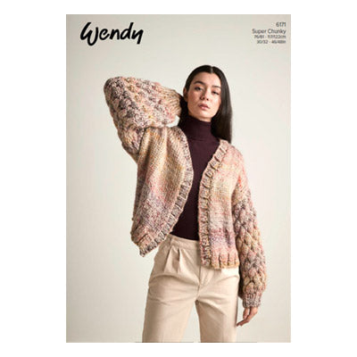 6171 Wendy Ladies Super Chunky Knitting Pattern