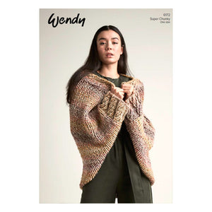 6172 Wendy Ladies Super Chunky Knitting Pattern