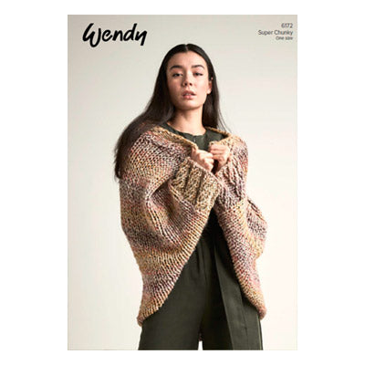 6172 Wendy Ladies Super Chunky Knitting Pattern