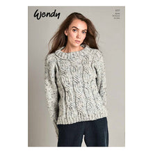 Load image into Gallery viewer, 6177 Wendy Ladies Aran Knitting Pattern
