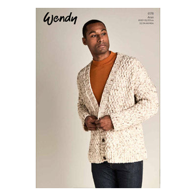 6178 Wendy Mens and Ladies Aran Knitting Pattern