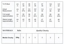 Load image into Gallery viewer, JB022 Ladies Chunky Knitting Pattern