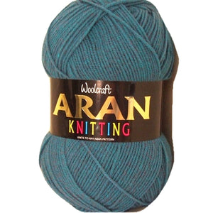 Aran With Wool 400 Shade 825 Kingfisher Tweed