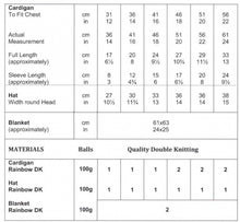 Load image into Gallery viewer, JB011 Baby DK Knitting Pattern
