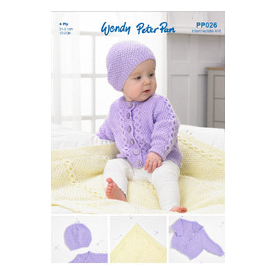 PP026 Baby 4ply Knitting Pattern