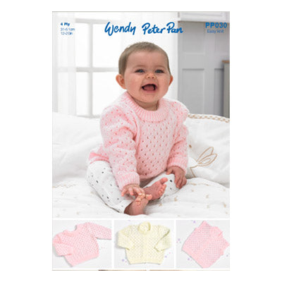 PP030 Baby 4ply Knitting Pattern