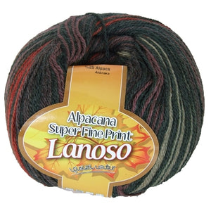 Lanoso Alpacana Super Fine Print 4Ply Shade 816