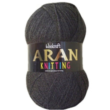 Load image into Gallery viewer, Aran With Wool 400 Shade 820 Charcoal