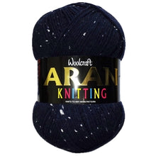 Load image into Gallery viewer, Aran With Wool 400 Shade 849 Navy Fleck