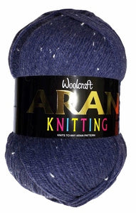 Aran With Wool 400 Shade 850 Denim Fleck