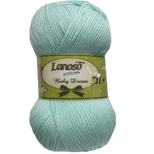 Load image into Gallery viewer, Lanoso Baby Dream DK Shade 919 Soft Mint