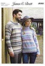 Load image into Gallery viewer, JB369 Ladies and Mens Chunky Knitting Pattern